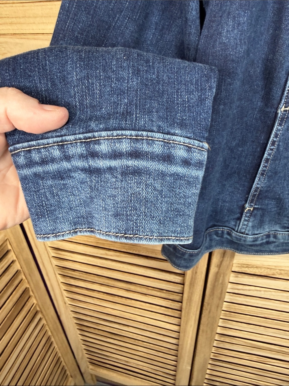 Liz Claiborne Indigo Blue Women's Denim Jacket XXL - Picture 2 of 10